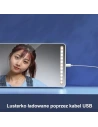Kup USAMS fekete LED világítású tükör autóhoz ZB175CZHZJ02, napellenzőre szerelhető - USA461BLK - {ean13} - Sklep Home Screen