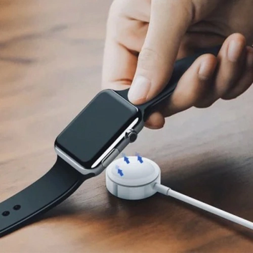 Kup Ładowarka indukcyjna USAMS Apple Watch +kabel lightning 2w1 biały/white CC076WH01 - USA463WHT - {ean13} - Sklep Home Screen