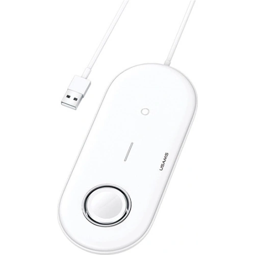Kup Indukční nabíječka USAMS US-CD119 10W 2w1 Apple Watch/Smartphone bílá/white CD119WH01 - USA470WHT - {ean13} - Sklep Home Screen