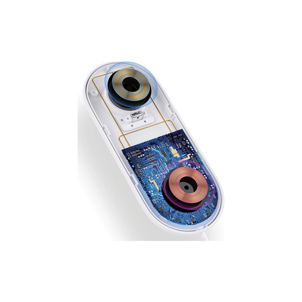 Ładowarka indukcyjna USAMS US-CD119 10W 2w1 Apple Watch/Smartphone biały/white CD119WH01