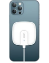 Indukciós töltő USAMS US-CD159 mágneses W1 15W Extra vékony Apple iPhone 12 sorozat fehér/white CD159DZ02