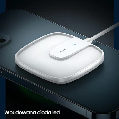 Kup Indukciós töltő USAMS US-CD159 mágneses W1 15W Extra vékony Apple iPhone 12 sorozat fehér/white CD159DZ02 - USA478WHT - {ean13} - Sklep Home Screen