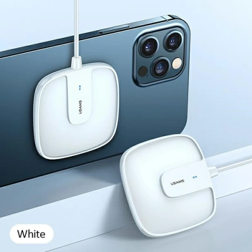 Kup Indukciós töltő USAMS US-CD159 mágneses W1 15W Extra vékony Apple iPhone 12 sorozat fehér/white CD159DZ02 - USA478WHT - {ean13} - Sklep Home Screen