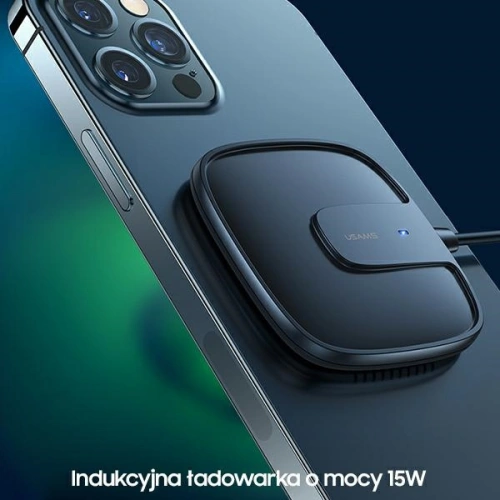 Kup Indukciós töltő USAMS US-CD159 mágneses W1 15W Extra-vékony Apple iPhone 12 sorozat fekete/black CD159DZ01 - USA479BLK - {ean13} - Sklep Home Screen