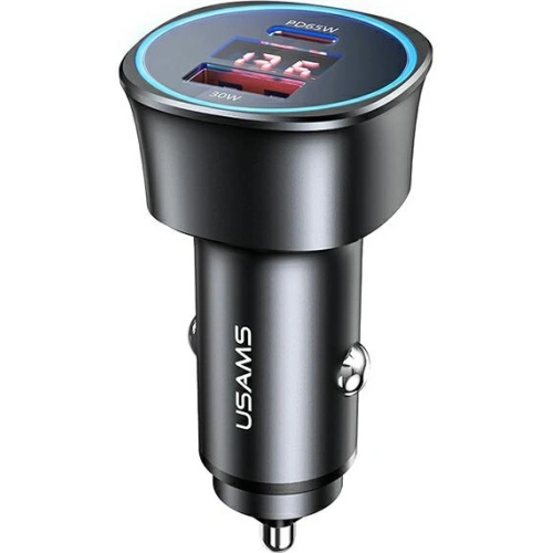 Kup Încărcător auto USAMS C26 1xUSB+1xUSB-C 95W Încărcare rapidă negru/black CC146TC01 - USA485BLK - {ean13} - Sklep Home Screen