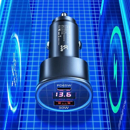 Kup Încărcător auto USAMS C26 1xUSB+1xUSB-C 95W Încărcare rapidă negru/black CC146TC01 - USA485BLK - {ean13} - Sklep Home Screen