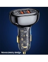 Buy USAMS Car Charger 1xUSB-C 2xUSB-A 125W Fast Charge transparent black CC158CC01 (US-CC158) - USA486BLK - {ean13} - Home Screen Store Europe