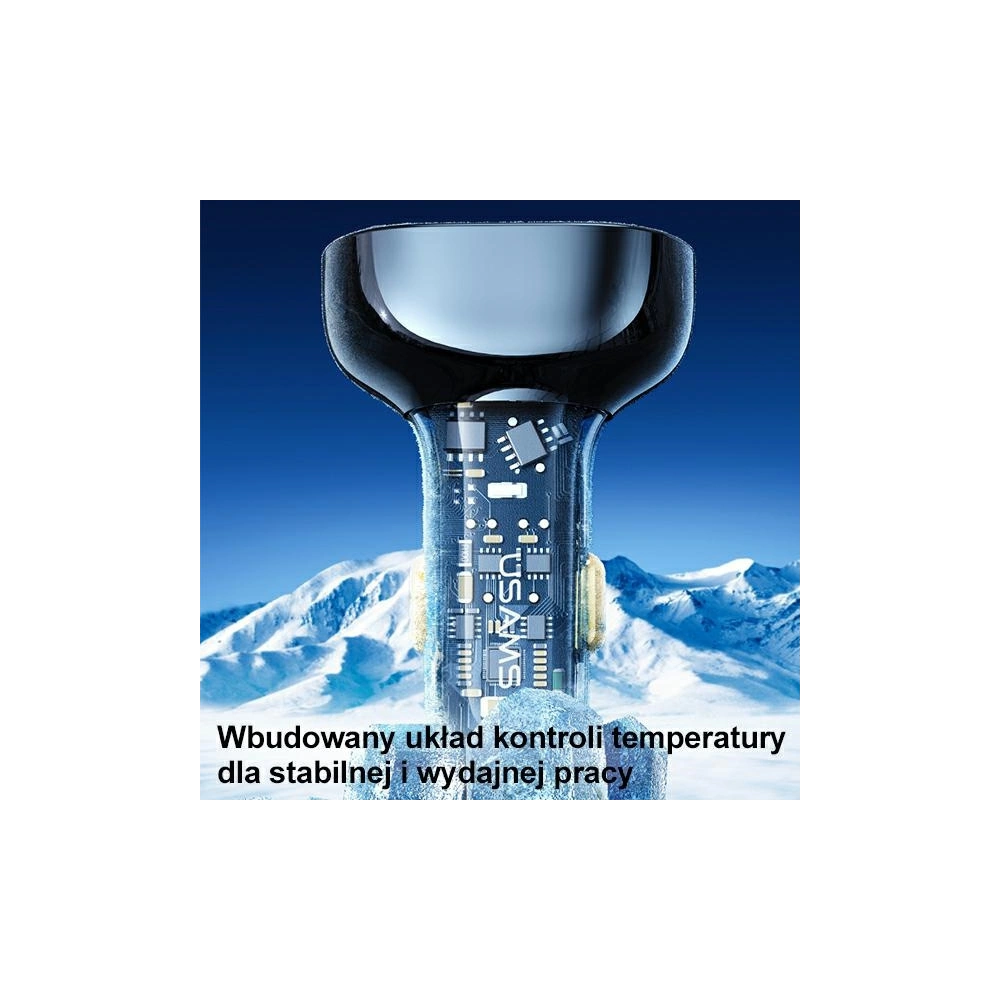 Ładowarka samochodowa USAMS 1xUSB-C 2xUSB-A 125W Fast Charge transparent black CC158CC01