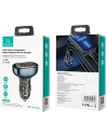 Kup Ładowarka samochodowa USAMS 1xUSB-C 2xUSB-A 125W Fast Charge transparent blue CC158CC02 - USA487BLU - {ean13} - Sklep Home Screen