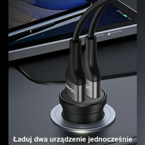 Kup Ładowarka samochodowa USAMS Mini 2xUSB 2,4A czarny/black CC114TC01 - USA490BLK - {ean13} - Sklep Home Screen