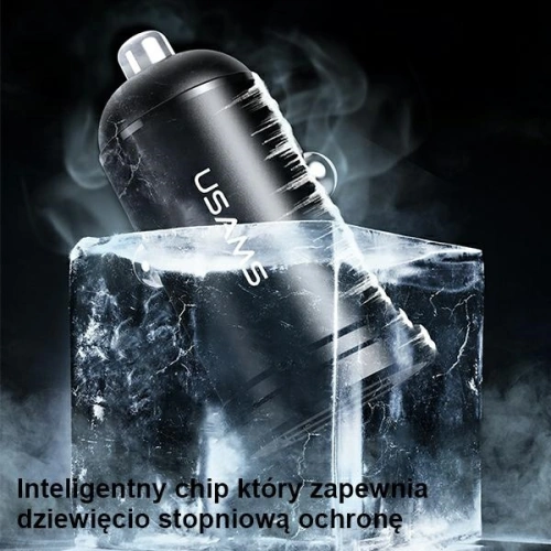 Kup USAMS Mini Auto-Ladegerät 2xUSB 2,4A schwarz/black CC114TC01 - USA490BLK - {ean13} - Sklep Home Screen