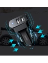 Kup Autonabíječka USAMS C13 2xUSB 2,1A 3w1 (microUSB/USB-C/lightning) černá/black NTU35YTSC13TZ - USA494BLK - {ean13} - Sklep Home Screen