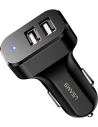 Încărcător auto USAMS C13 2xUSB 2,1A negru/black CC87TC01