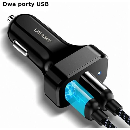 Kup Încărcător auto USAMS C13 2xUSB 2,1A negru/black CC87TC01 - USA498BLK - {ean13} - Sklep Home Screen