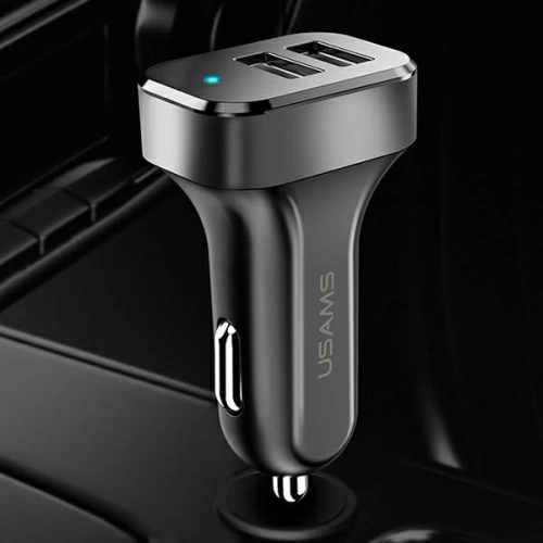 Kup Încărcător auto USAMS C13 2xUSB 2,1A negru/black CC87TC01 - USA498BLK - {ean13} - Sklep Home Screen