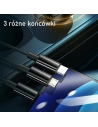 Kup Ładowarka samochodowa USAMS C22 2xUSB+ kable 3w1 (lightning+microUSB+USB-C) czarny/black CC119TC01 - USA503BLK - {ean13} - Sklep Home Screen
