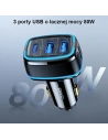 Kup USAMS C24 2xUSB+1xUSB-C 80W Gyors Töltő autós töltő fehér/white CC126TC02 - USA504WHT - {ean13} - Sklep Home Screen