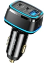 Încărcător auto USAMS C24 2xUSB-C+1xUSB 105W Încărcare rapidă negru/black CC141TC01