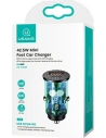 Kup Încărcător auto USAMS C25 USB+USB-C 42.5W Încărcare rapidă transparent albastru/blue CC127CC02 - USA514BLU - {ean13} - Sklep Home Screen
