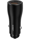 Încărcător auto USAMS C6 USB+USB-C 18W 5V-3A QC3.0 Qualcom+PD 5,4A Încărcare rapidă negru/black CC53GC01