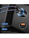 Kup Auto nabíječka USAMS C6 USB+USB-C 18W 5V-3A QC3.0 Qualcom+PD 5,4A rychlé nabíjení černá/black CC53GC01 - USA515BLK - {ean13} - Sklep Home Screen