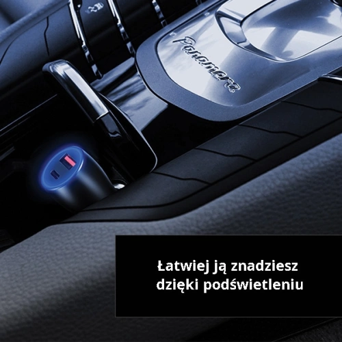 Kup Auto nabíječka USAMS C6 USB+USB-C 18W 5V-3A QC3.0 Qualcom+PD 5,4A rychlé nabíjení černá/black CC53GC01 - USA515BLK - {ean13} - Sklep Home Screen
