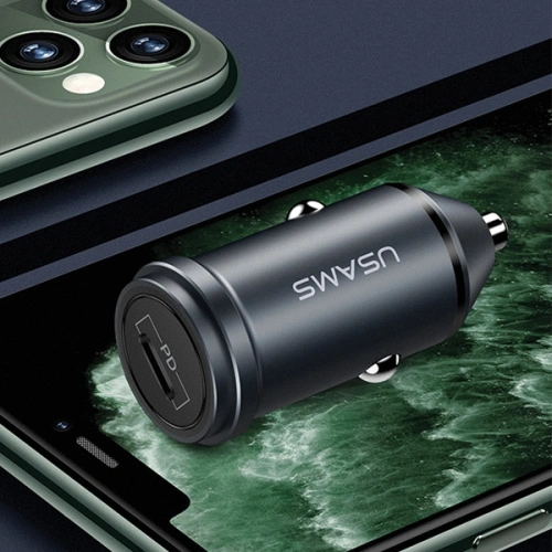Kup USAMS C14 USB-C 18W 5V-3A PD3.0 Schnellladegerät grau/grey CC95GC02 - USA517GRY - {ean13} - Sklep Home Screen
