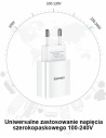 Kup Încărcător de rețea USAMS T18 1xUSB 2,1A alb/white Încărcare rapidă CC075TC01 - USA520WHT - {ean13} - Sklep Home Screen