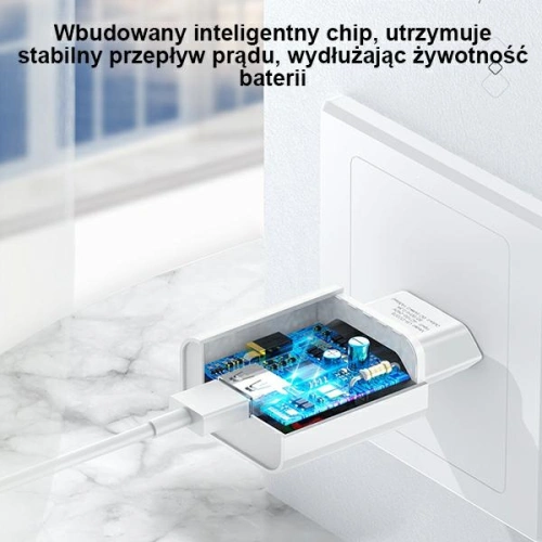 Kup Încărcător de rețea USAMS T18 1xUSB 2,1A alb/white Încărcare rapidă CC075TC01 - USA520WHT - {ean13} - Sklep Home Screen