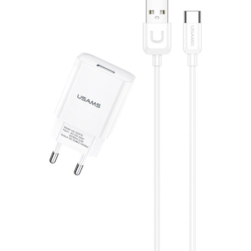 Kup USAMS T21 Netzladegerät 1xUSB USB-C weiß 2,1A Schnellladen T21OCTC01 - USA523WHT - {ean13} - Sklep Home Screen
