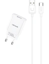 Încărcător de rețea USAMS T21 1xUSB USB-C alb 2,1A Încărcare rapidă T21OCTC01