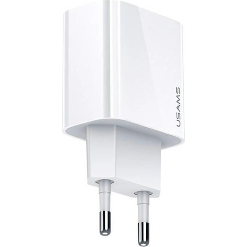 Kup USAMS T34 Netzladegerät 1xUSB-C 20W 5V-3A PD3.0 Schnellladung weiß/white CC118TC01 - USA525WHT - {ean13} - Sklep Home Screen