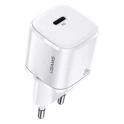 Kup USAMS T36 mini Netzladegerät 1xUSB-C 20W PD3.0 Schnellladung weiß/white CC124TC02 - USA526WHT - {ean13} - Sklep Home Screen