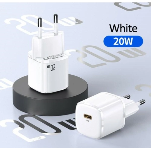 Kup USAMS T36 mini Netzladegerät 1xUSB-C 20W PD3.0 Schnellladung weiß/white CC124TC02 - USA526WHT - {ean13} - Sklep Home Screen