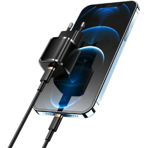 Kup Încărcător de rețea USAMS T36 mini 1xUSB-C 20W PD3.0 Încărcare rapidă negru/black CC124TC01 - USA527BLK - {ean13} - Sklep Home Screen