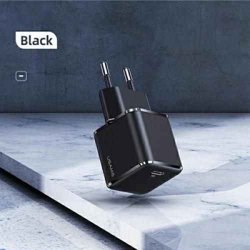 Kup Încărcător de rețea USAMS T42 mini 1xUSB-C 25W Super SI PD3.0 Încărcare rapidă + cablu U43 USB-C/USB-C negru/black YJXLOGTC01 - USA535BLK - {ean13} - Sklep Home Screen