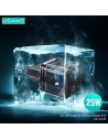 Kup Încărcător de rețea USAMS T42 mini 1xUSB-C 25W Super SI PD3.0 Încărcare rapidă + cablu U43 USB-C/USB-C negru/black YJXLOGTC01 - USA535BLK - {ean13} - Sklep Home Screen