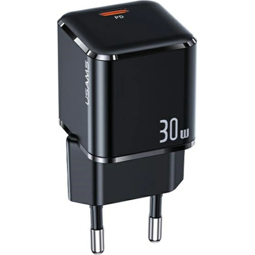 Kup Síťová nabíječka USAMS T45 mini 1xUSB-C 30W PD3.0 Rychlé nabíjení černá/black CC148TC01 - USA539BLK - {ean13} - Sklep Home Screen