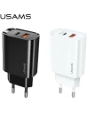Kup Încărcător de rețea USAMS T35 1xUSB-C+1xUSB 20W PD3.0 +QC3.0 Încărcare rapidă alb/white CC121TC01 - USA540WHT - {ean13} - Sklep Home Screen
