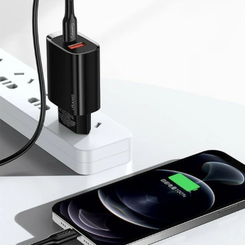Kup Încărcător de rețea USAMS T35 1xUSB-C+1xUSB 20W PD3.0 +QC3.0 Încărcare rapidă alb/white CC121TC01 - USA540WHT - {ean13} - Sklep Home Screen