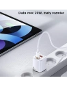 Kup Ładowarka sieciowa USAMS T37 1xUSB-C+1xUSB 20W Super SI PD3.0 +QC3.0 Fast Charging biały/white CC128TC02 - USA542WHT - {ean13} - Sklep Home Screen