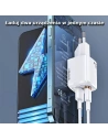 Kup Ładowarka sieciowa USAMS T37 1xUSB-C+1xUSB 20W Super SI PD3.0 +QC3.0 Fast Charging biały/white CC128TC02 - USA542WHT - {ean13} - Sklep Home Screen