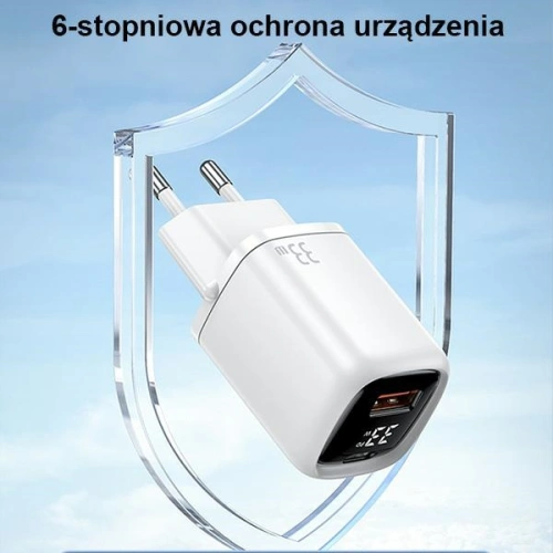 Kup Încărcător de rețea USAMS T46 1xUSB-C + 1xUSB 33W PD3.0 + QC3.0 Încărcare rapidă negru/black CC152TC01 - USA547BLK - {ean13} - Sklep Home Screen