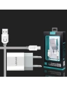 Kup Ładowarka sieciowa USAMS J-TU Series 2xUSB 2,4A micro USB biały/white MICCUJT01 - USA552WHT - {ean13} - Sklep Home Screen