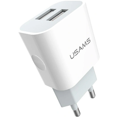 Kup Încărcător de rețea USAMS J-TU Series 2xUSB 2,4A USB-C alb/white TCCUJT01 - USA553WHT - {ean13} - Sklep Home Screen