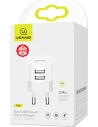 Kup Ładowarka sieciowa USAMS T20 2xUSB 2,1A round biały/white Fast Charging CC80TC01 - USA558WHT - {ean13} - Sklep Home Screen