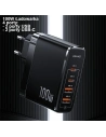 Kup Încărcător de rețea USAMS T44 2xUSB-C+2xUSB 100W PD3.0 +QC3.0 Încărcare rapidă negru/black CC145TC01 - USA561BLK - {ean13} - Sklep Home Screen