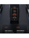 Kup Încărcător de rețea USAMS T44 2xUSB-C+2xUSB 100W PD3.0 +QC3.0 Încărcare rapidă negru/black CC145TC01 - USA561BLK - {ean13} - Sklep Home Screen