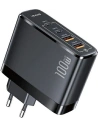 Kup Încărcătorul de rețea USAMS T44 2xUSB-C+2xUSB 100W PD3.0 +QC3.0 Încărcare rapidă + cablu U71 USB-C la USB-C negru/black UCTZ01 - USA562BLK - {ean13} - Sklep Home Screen