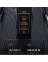 Kup Încărcătorul de rețea USAMS T44 2xUSB-C+2xUSB 100W PD3.0 +QC3.0 Încărcare rapidă + cablu U71 USB-C la USB-C negru/black UCTZ01 - USA562BLK - {ean13} - Sklep Home Screen